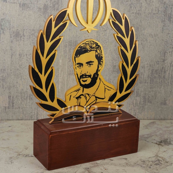 تندیس حجمی شهید همت کد 043