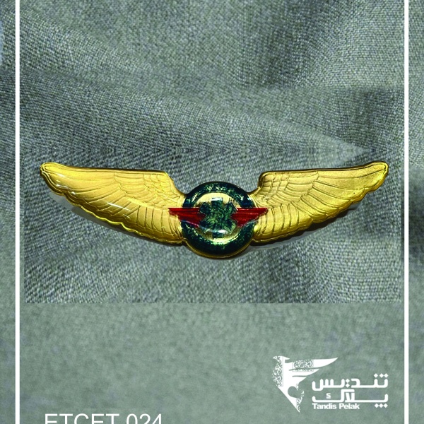 اتیکت سینه کد 024 (با جنس استیل)