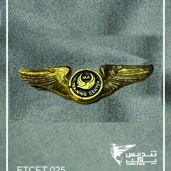 اتیکت سینه کد 025 (با جنس برنجی)